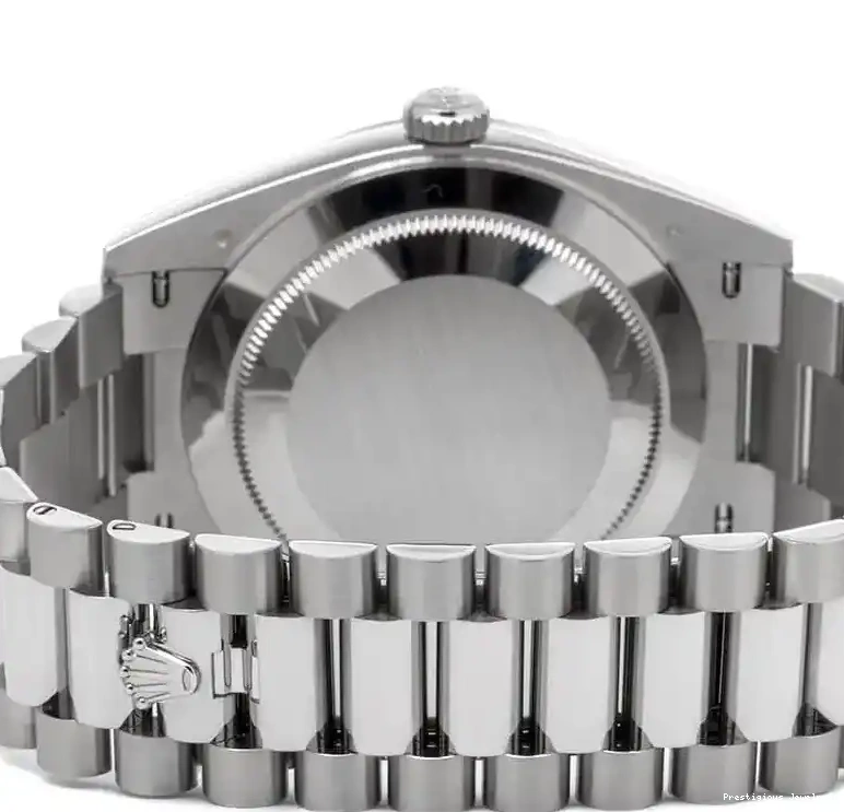 PrestigiousJewelrys Day-Date White Gold Rolex 228239 0523